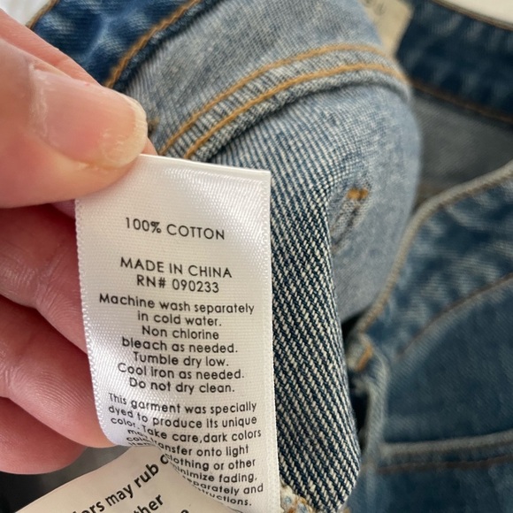 PacSun Blue Mini Denim Pencil Skirt - Picture 7 of 7